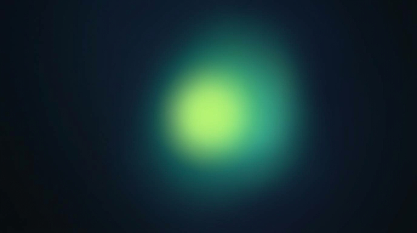 Abstraktes fokussiertes Licht als Symbol für präzise Antworten